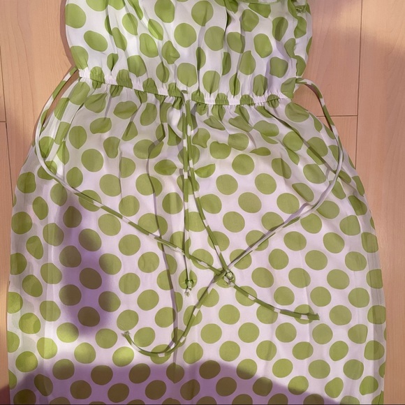 Macys juniors Light green polka dot dress - Picture 3 of 4